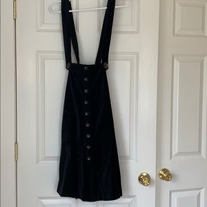 Anthropologie Black velvet jumper size 4 EUC